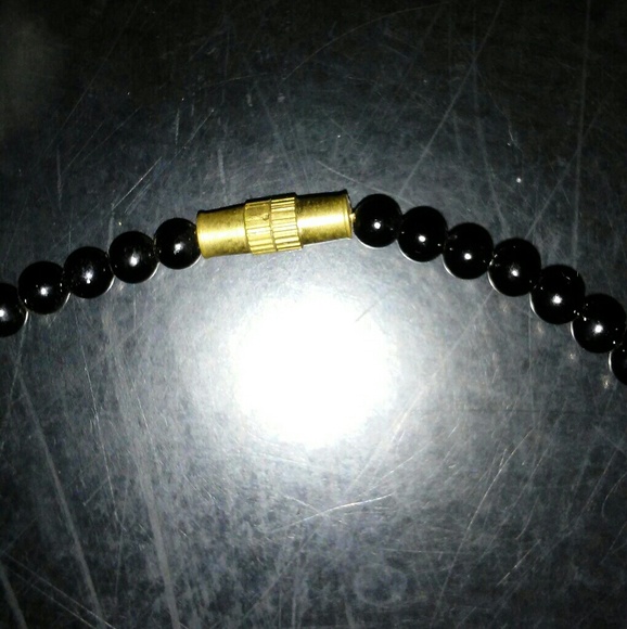 Painted Horn Hairpipe Necklace - Picture 2 of 2